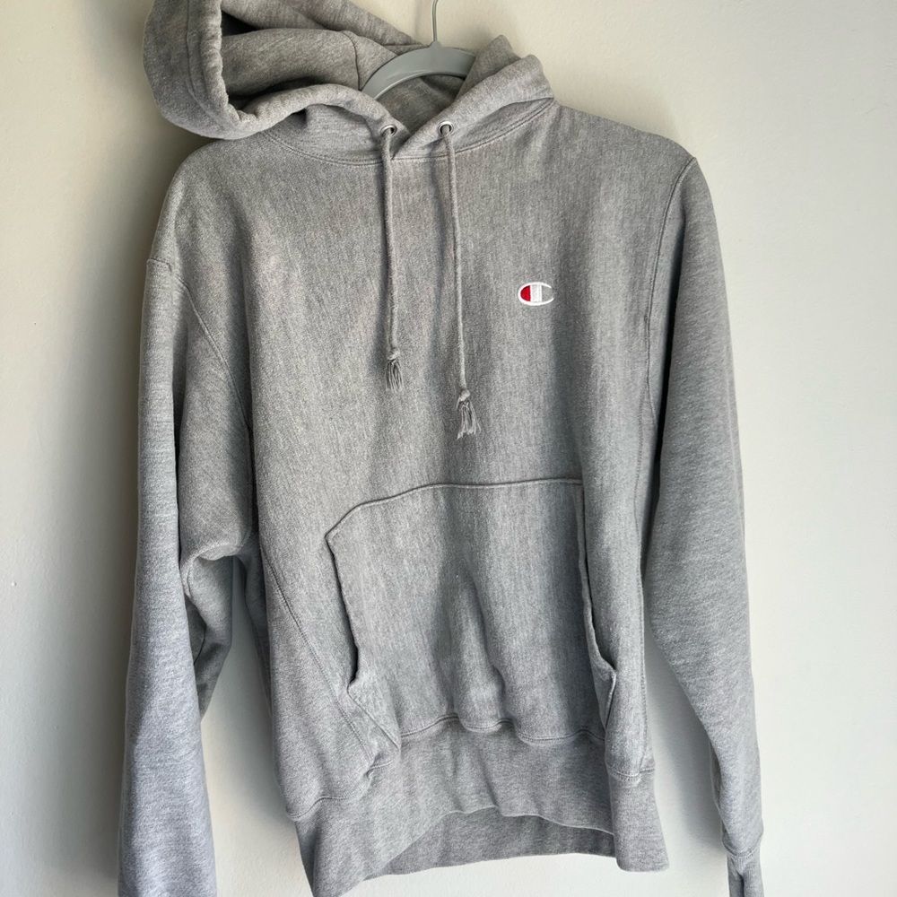 grey champion hoodie